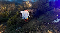 Bartın' da yolcu otobüsü devrildi: 39 yaralı var