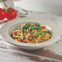 Bol Domatesli Kıymalı Spagetti