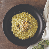 Pesto Soslu Risotto