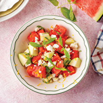 Peynirli Karpuz Salatası 