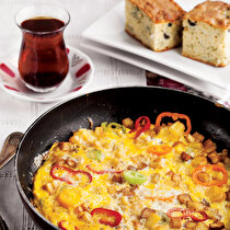 Patatesli Omlet
