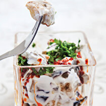 Yoğurtlu Patlıcan Salatası