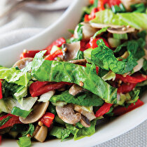 Mantarlı Biberli Salata