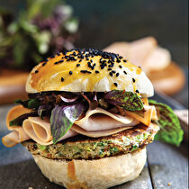 Mücver ve Hindi Füme Burger