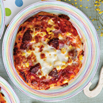 Mısırlı Sucuklu Pizza