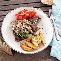  Mantarlı Dana Pirzolası