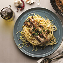 Teriyaki Soslu Mezgit Spagetti