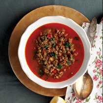 Taze Sarımsak ve Naneli Maş Çorbası