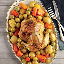 Fırında Erikli Tavuk