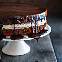 Kestaneli Çikolatalı Pasta