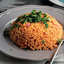 Domatesli Bulgur Pilavı