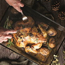 Ada Çaylı Limonlu Fırında Tavuk