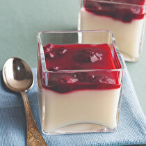 Vişneli Sakızlı Muhallebi