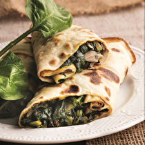 Ispanaklı Mantarlı Krep