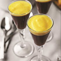 Portakal Kremalı Pelte ve Kakaolu Puding