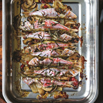 Fırında Mantarlı Tekir