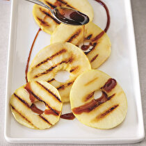 Tavada Pekmez ve Tahinli Elma