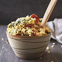 Ispanak Köklü Biberli Bulgur Pilavı