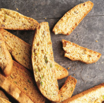 Portakal ve Fıstıklı Biscotti