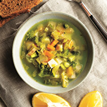 Pırasalı Brokoli Çorbası