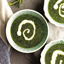 Pırasalı Ispanak Çorbası