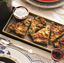 Pırasa ve Ispanaklı Mücver