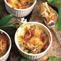 Tavuklu Fasulyeli Graten