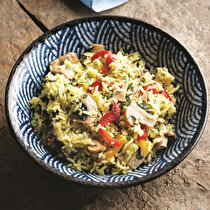 Yasemin Pirinçli Mantar Pilavı