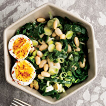 Ispanaklı Kuru Fasulye Piyazı