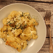 Peynirli Baharatlı Fırın Makarna