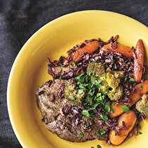 Fırın Poşetinde Yabani Pirinçli Bonfile