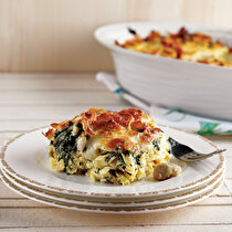 Ispanaklı Fırın Makarna