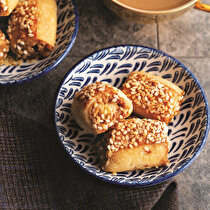 Tahinli Rulo Kurabiye