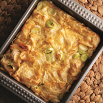 Pırasalı Pırtık Börek