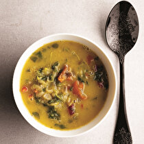 Kuru Biberli Kabak Çorbası