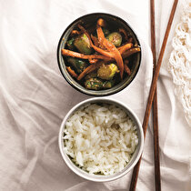 Susamlı Kuşkonmazlı Pilav