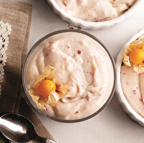 Çift Çilekli Muhallebi