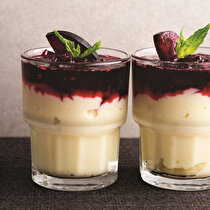 Erikli Beyaz Çikolatalı Muhallebi