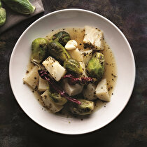 Kerevizli Acılı Brüksel Lahanası