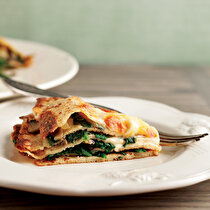 Mantarlı Ispanaklı Krep