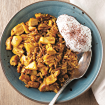 Tavuklu Kerevizli Arpa Şehriye