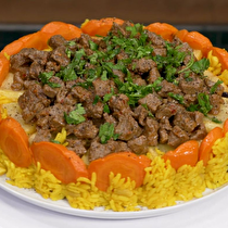 Etli Havuçlu Zerdeçallı Pilav