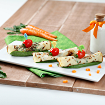 Ispanaklı Minik Krepler