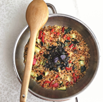 Sebzeli Reyhanlı Siyez Pilavı