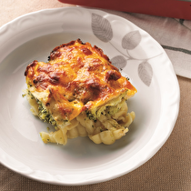 Beşamel Soslu Fırında Brokolili Makarna