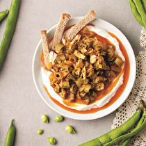 Bademli Taze Bakla Tava