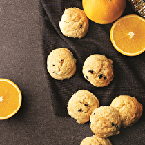 Portakallı Üzümlü Kurabiye