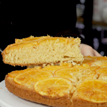 Portakallı Ters Yüz Kek