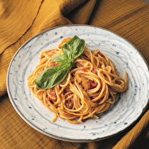 Domatesli Biberli Spagetti