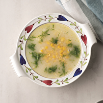 Sarımsaklı Mısır Çorbası